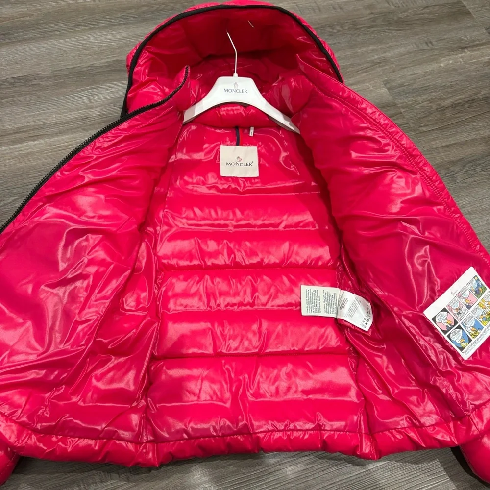 Moncler Bady Giubbotto Hot Pink Puffer Jacket Coat